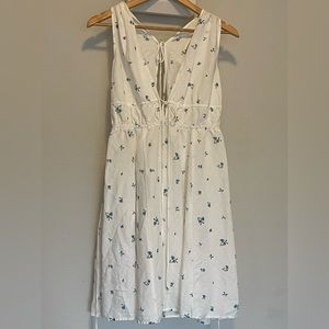 H&M - New Never Worn White floral strappy dress